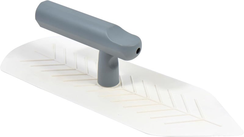 Hanroy Plastic Trowel with Gray Comfortable Grip Handle, Includes 3.8" x 10.4'' Finishing Trowels, Lightweight Mounting, Tipped End, Suitable for Scrape,Plastering and Paint Walls(D1156) - Image 1
